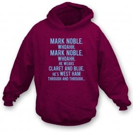 Mark Noble Chant (West Ham) Hooded Sweatshirt