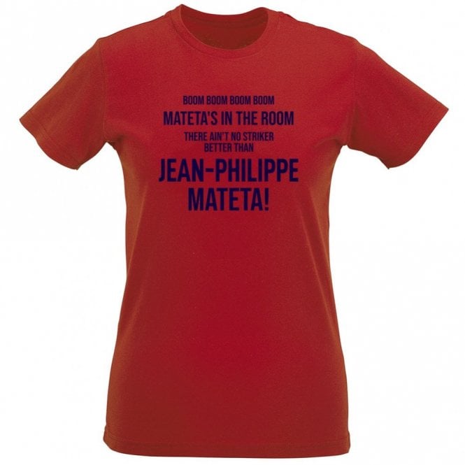Mateta's In The Room (Crystal Palace Influenced) Chant Organic Womens Slim Fit T-Shirt