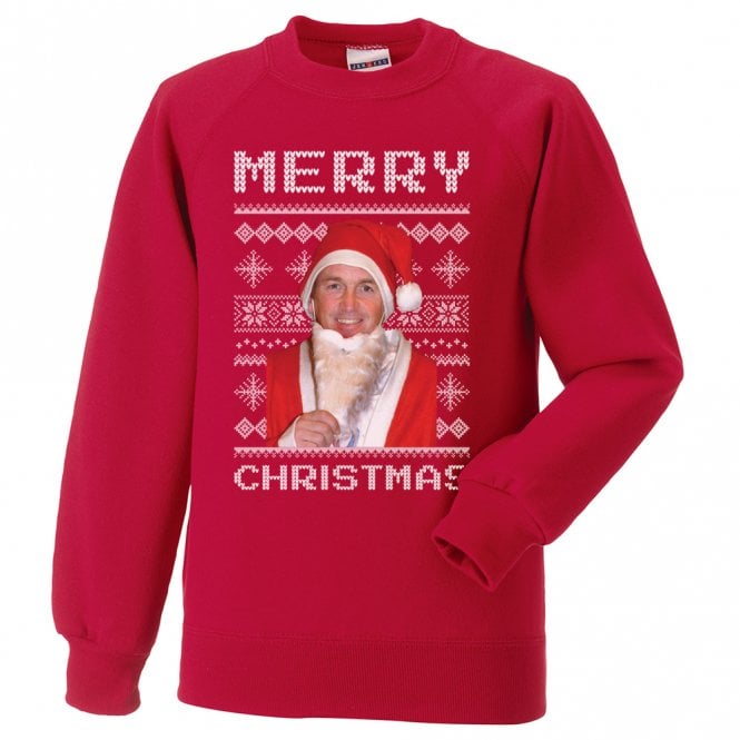Merry Christmas (Kenny Dalglish - Liverpool Influenced) Kids Christmas Jumper