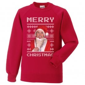 Merry Christmas (Kenny Dalglish - Liverpool Influenced) Kids Christmas Jumper