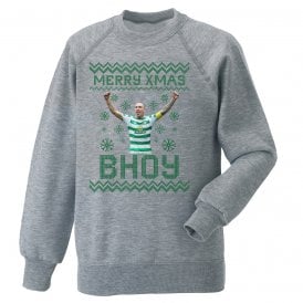 Merry Xmas Bhoy (Scott Brown - Celtic Influenced) Kids Christmas Jumper