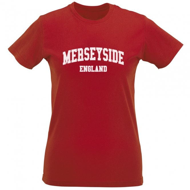 Merseyside (Liverpool Influenced) Womens Slim Fit T-Shirt
