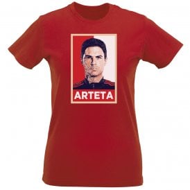 Mikel Arteta - Hope Poster (Arsenal) Womens Slim Fit T-Shirt