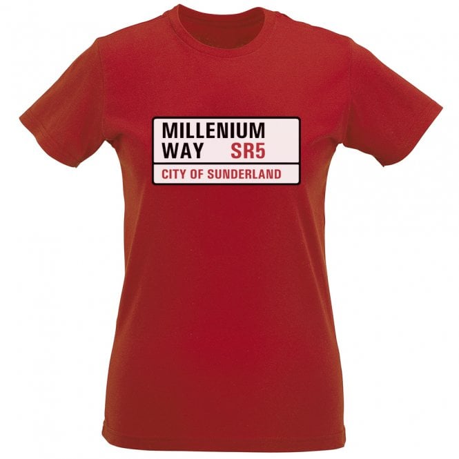 Millenium Way SR5 Womens Slim Fit T-Shirt (Sunderland)
