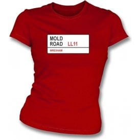 Mold Road LL11 Women's Slimfit T-Shirt (Wrexham)