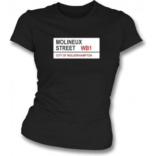 Molineux Street WB1 Women's Slimfit T-Shirt (Wolves)
