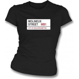Molineux Street WB1 Women's Slimfit T-Shirt (Wolves)