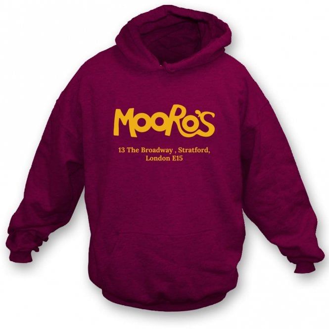 Mooro's (Bobby Moore's Pub - West Ham Influenced) Hooded Sweatshirt