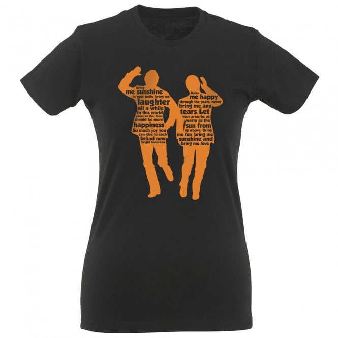 Morecambe & Wise "Bring Me Sunshine" (Luton Town) Womens Slim Fit T-Shirt