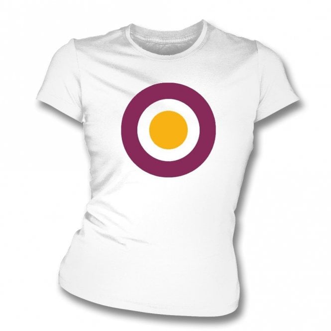 Motherwell Classic Mod Target Organic Womens Slim Fit T-Shirt