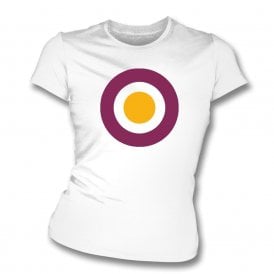 Motherwell Classic Mod Target Organic Womens Slim Fit T-Shirt