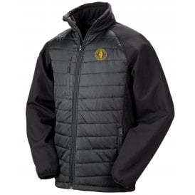 Motherwell Influenced Keep The Faith Embroidered Away Days Padded Softshell Jacket