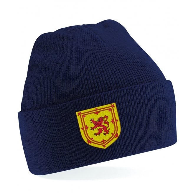National Scottish Flag Embroidered Kids Beanie