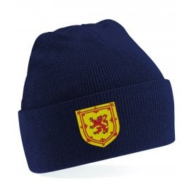 National Scottish Flag Embroidered Kids Beanie