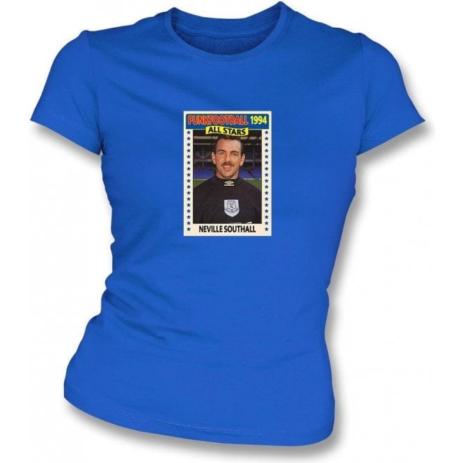 Neville Southall 1994 (Everton) Royal Blue Women's Slimfit T-Shirt