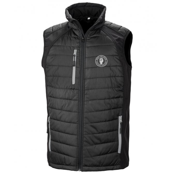 Newcastle United Influenced Keep The Faith Embroidered Terrace Gilet
