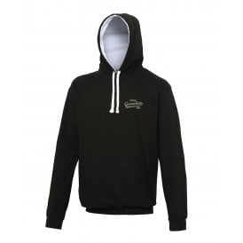 Newcastle United Influenced Vintage Logo Embroidered Terrace Varsity Hoodie