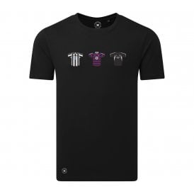 Newcastle United Retro Football Kits (True Colours Collab) Organic T-Shirt