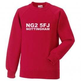 NG2 5FJ Nottingham Sweatshirt (Nottingham Forest)
