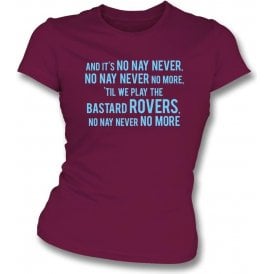 No, Nay, Never Womens Slim Fit T-Shirt (Burnley)