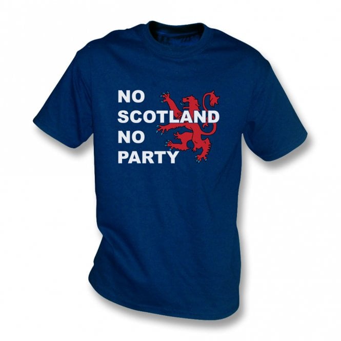 No Scotland No Party (Scotland Influenced) Kids T-Shirt
