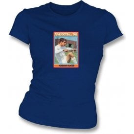 Norman Hunter 1969 (Leeds United) Navy Women's Slimfit T-Shirt