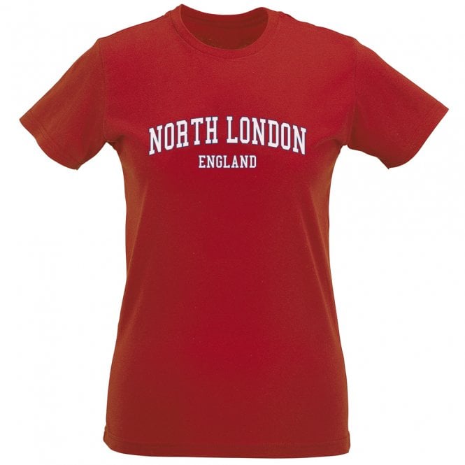 North London (Arsenal Influenced) Womens Slim Fit T-Shirt