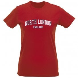 North London (Arsenal Influenced) Womens Slim Fit T-Shirt