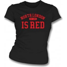 North London Is Red (Arsenal) Womens Slim Fit T-Shirt