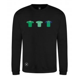Northern Ireland Retro Football Kits (True Colours Collab) Organic Sweatshirt