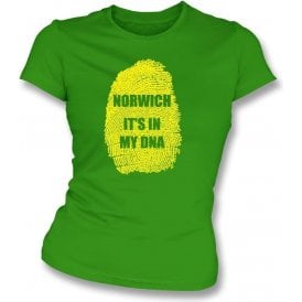Norwich - It's In My DNA Womens Slim Fit T-Shirt