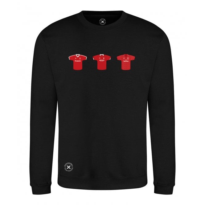 Nottingham Forest Retro Football Kits (True Colours Collab) Organic Sweatshirt