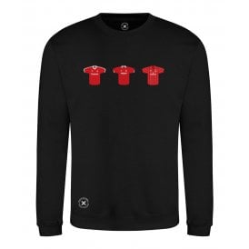 Nottingham Forest Retro Football Kits (True Colours Collab) Organic Sweatshirt