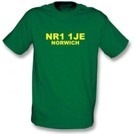 NR1 1JE Norwich T-Shirt (Norwich City)