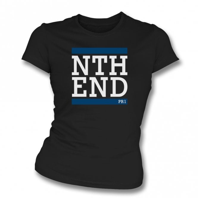 NTH END (Preston North End Influenced) Womens Slim Fit T-Shirt