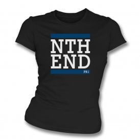 NTH END (Preston North End Influenced) Womens Slim Fit T-Shirt