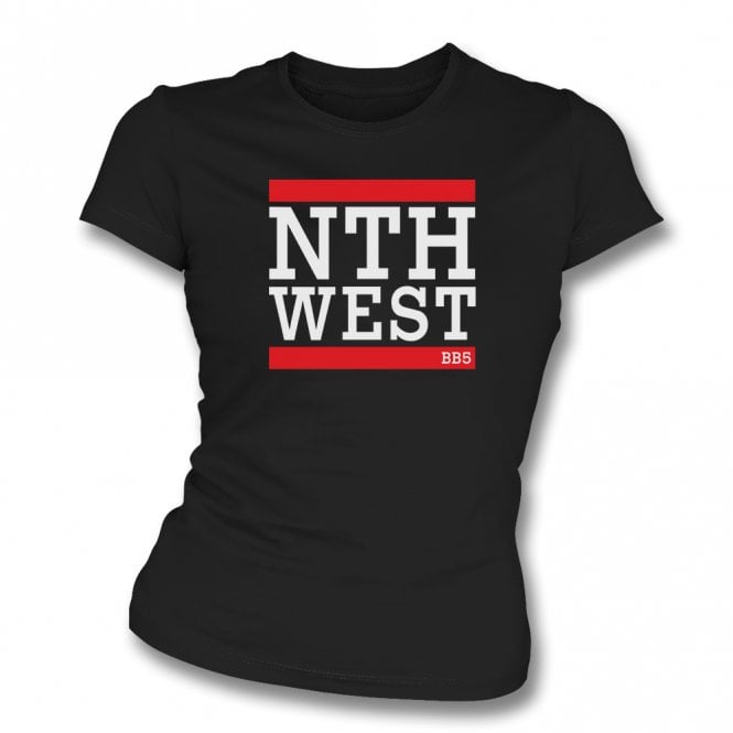 NTH WEST (Accrington Influenced) Womens Slim Fit T-Shirt