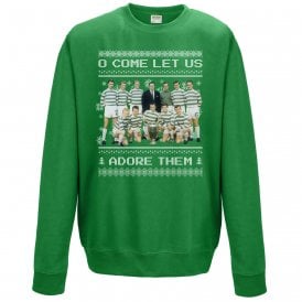 O Come Let Us Adore Them (Celtic 1967 - Lisbon Lions Influenced) Christmas Jumper