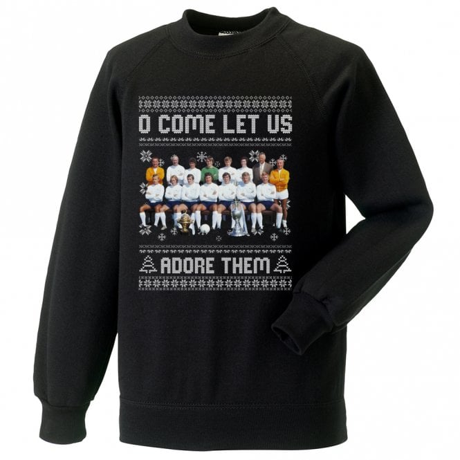 O Come Let Us Adore Them (Derby 1972 Influenced) Christmas Jumper
