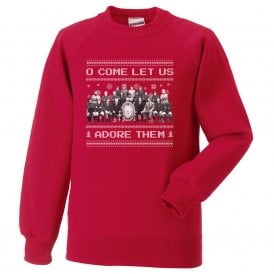 O Come Let Us Adore Them (Kettering Town) Kids Christmas Jumper