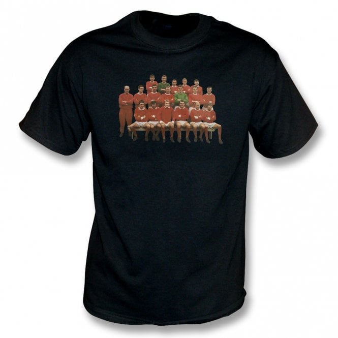 Old School Manchester United Team Photo 1967 T-Shirt