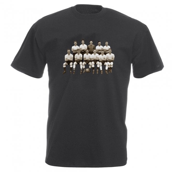 Old School Tottenham Hotspur Team Photo 1961 Vintage Wash T-Shirt