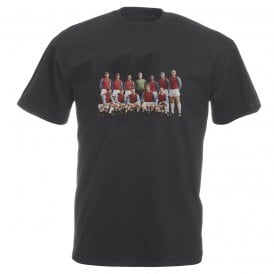 Old School West Ham United Team Photo 1966 Vintage Wash T-Shirt