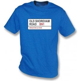 Old Shoreham Road BN1 T-Shirt (Brighton)