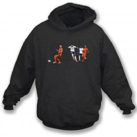 Ollie Watkins Euro 2024 Goal Art Print (England Influenced) Kids Hooded Sweatshirt