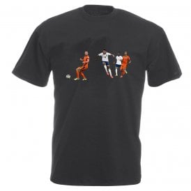 Ollie Watkins Euro 2024 Goal Art Print (England Influenced) Vintage Wash T-Shirt
