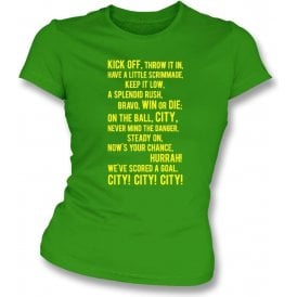 On the Ball, City Womens Slim Fit T-Shirt (Norwich City) 