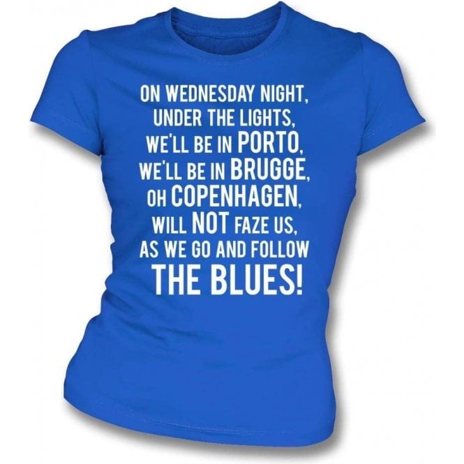 On Wednesday Nights... (Leicester City) Womens Slim Fit T-Shirt