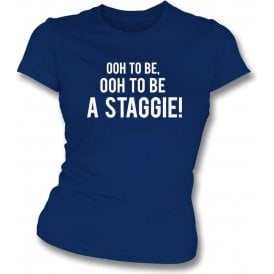 Ooh To Be A Staggie (Ross County) Womens Slim Fit T-Shirt