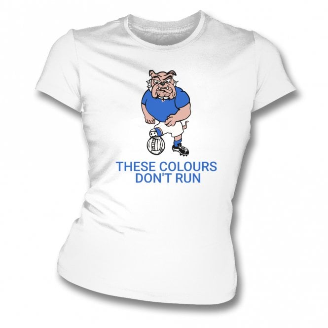 Original 1980's British Bulldog (Leicester City Influenced) Womens Slim Fit T-Shirt